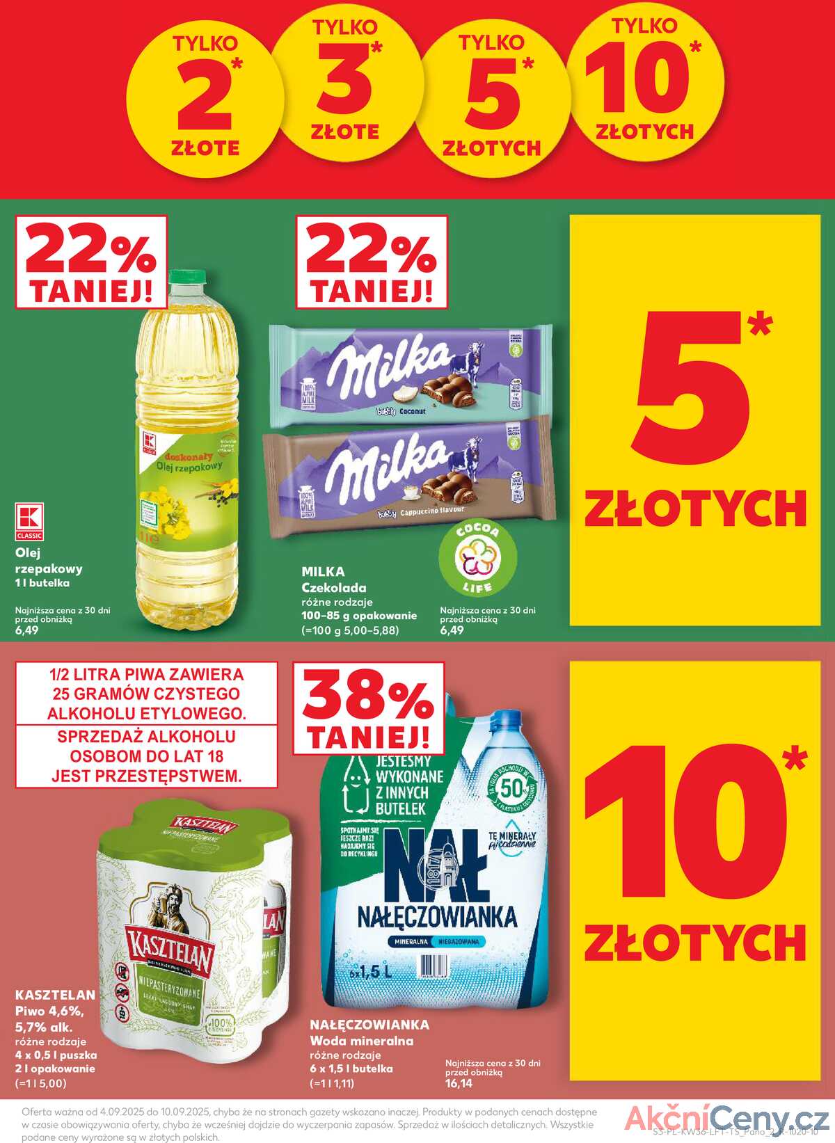 Leták Kaufland Polsko 4.9.-10.9.2025 - Noviny týdne strana 3