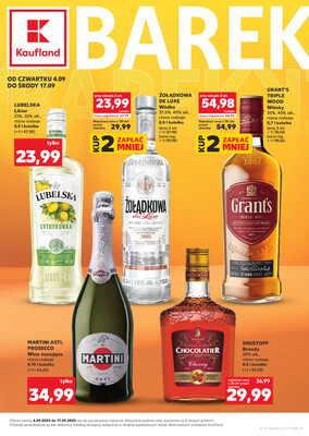 Leták Kaufland Polsko 4.9.-17.9.2025 - Bar Kaufland