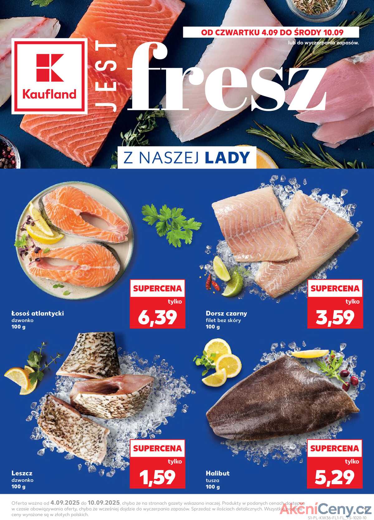 Leták Kaufland Polsko 4.9.-10.9.2025 strana 1