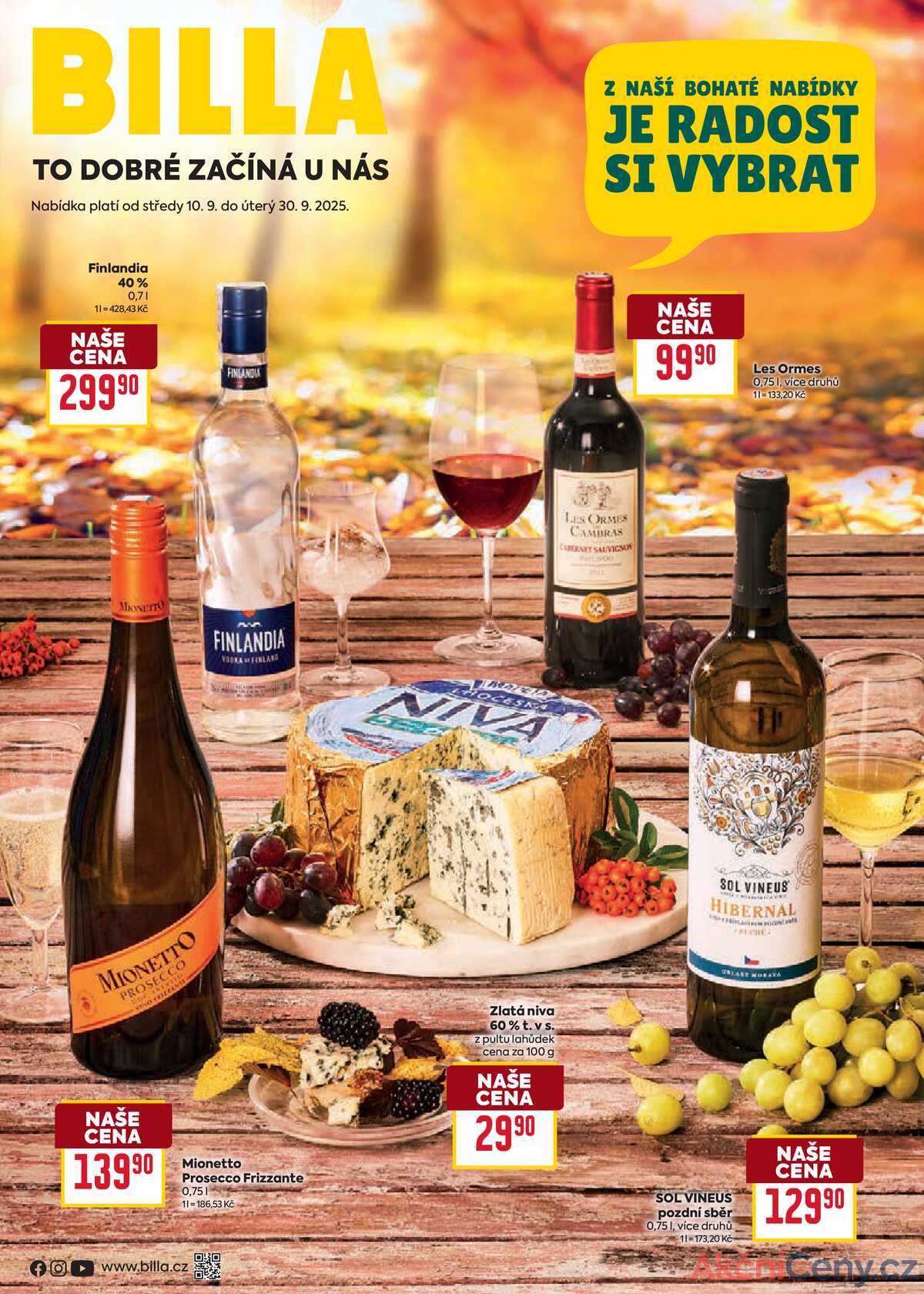 Billa katalog Drink od 10.9. do 30.9.2025 strana 1