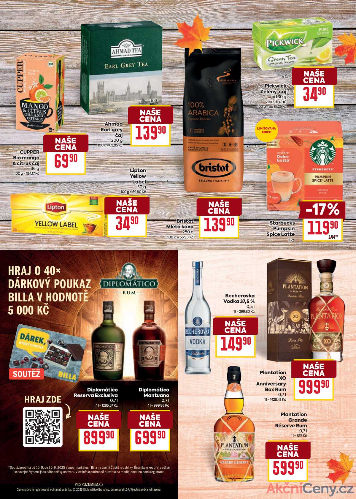 Billa katalog Drink od 10.9. do 30.9.2025 strana 9