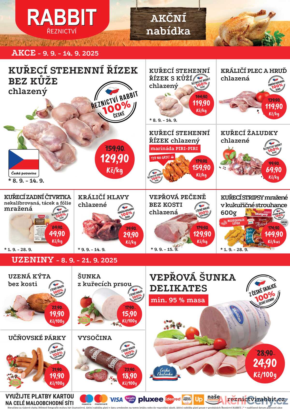 RABBIT řeznictví od 8.9. do 14.9.2025 strana 1