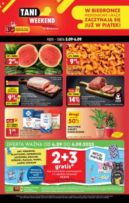 Leták Biedronka Polsko 4.9.-6.9.2025