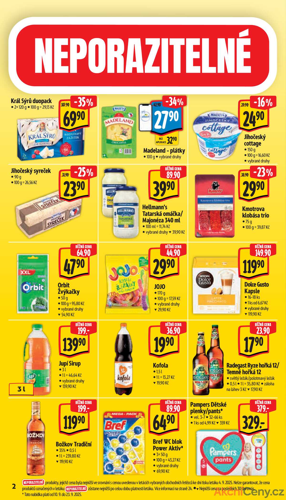 Albert Supermarket od 10.9. do 16.9.2025 strana 2