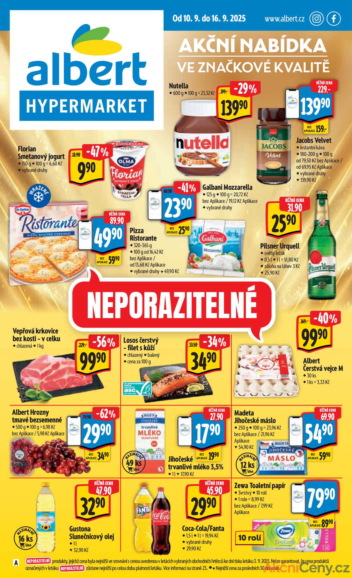 Albert  Hypermarket od 10.9. do 16.9.2025 strana 1