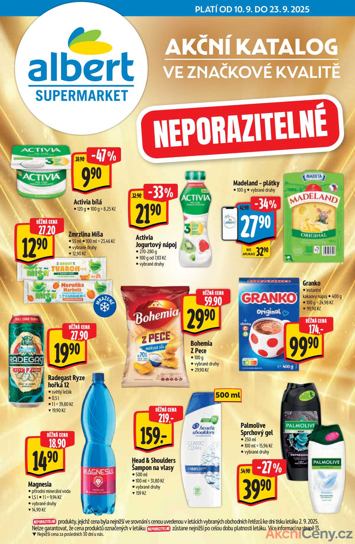 Albert Supermarket katalog Brand od 10.9. do 23.9.2025 strana 1