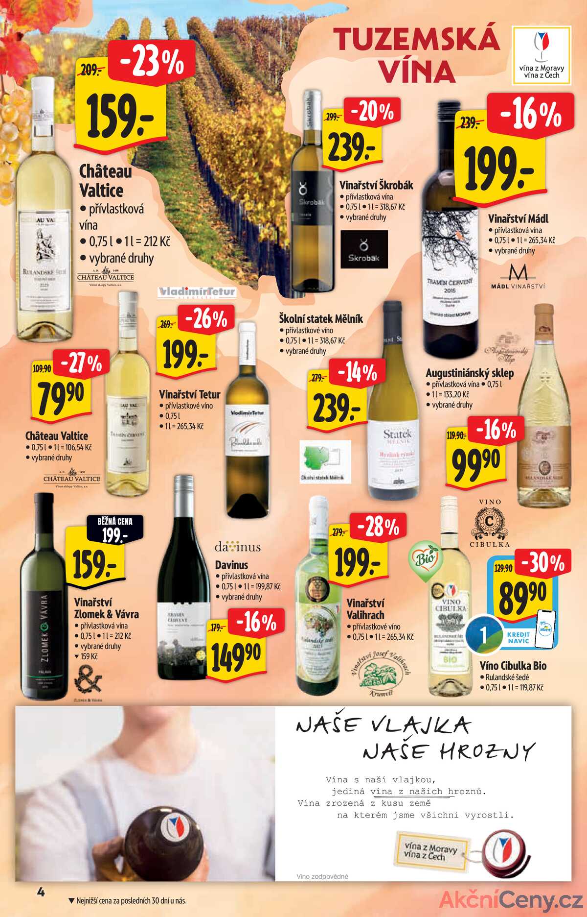 Albert  Hypermarket katalog Víno od 10.9. do 23.9.2025 strana 4