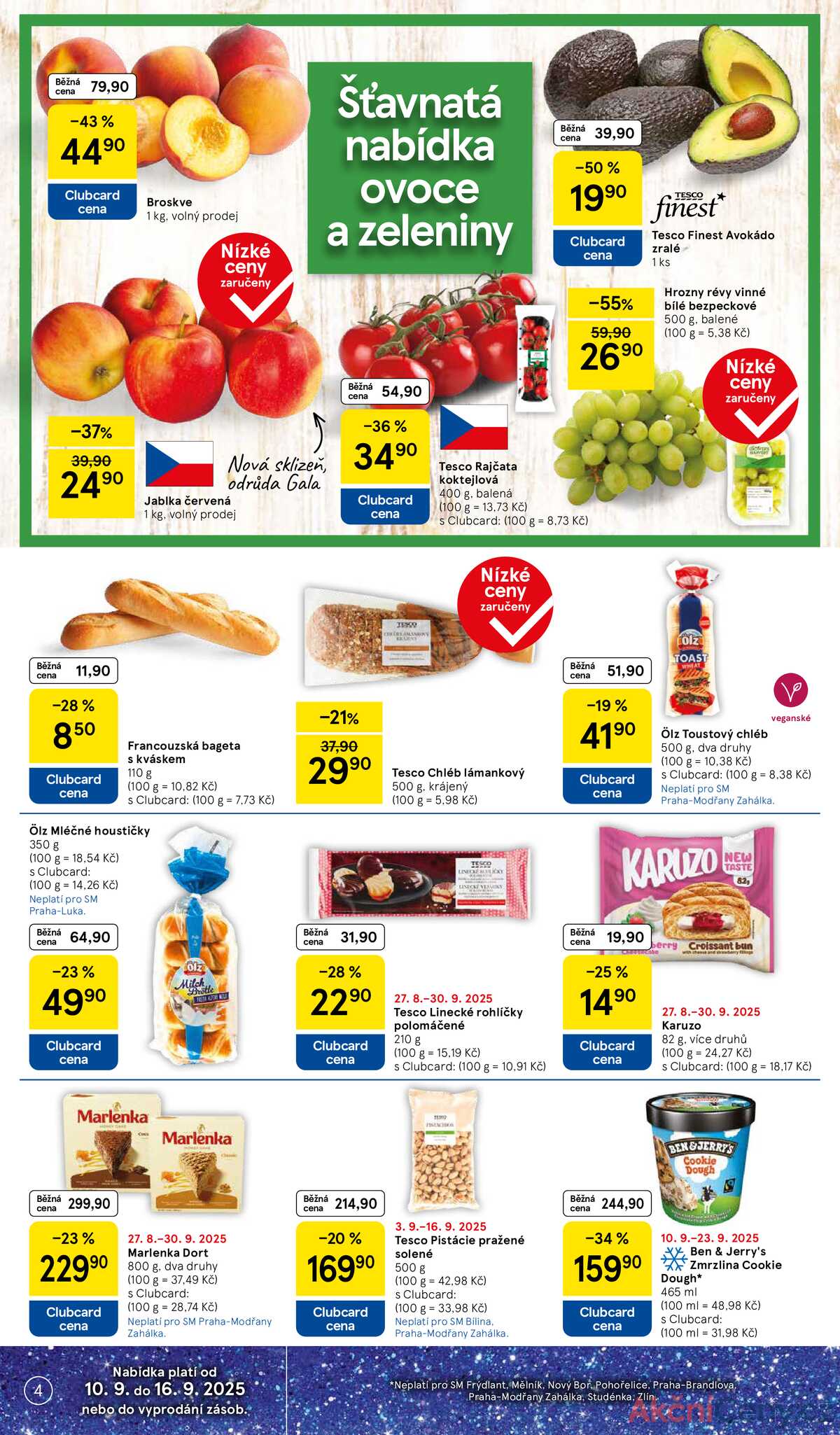 Tesco supermarkety od 10.9. do 16.9.2025 strana 4
