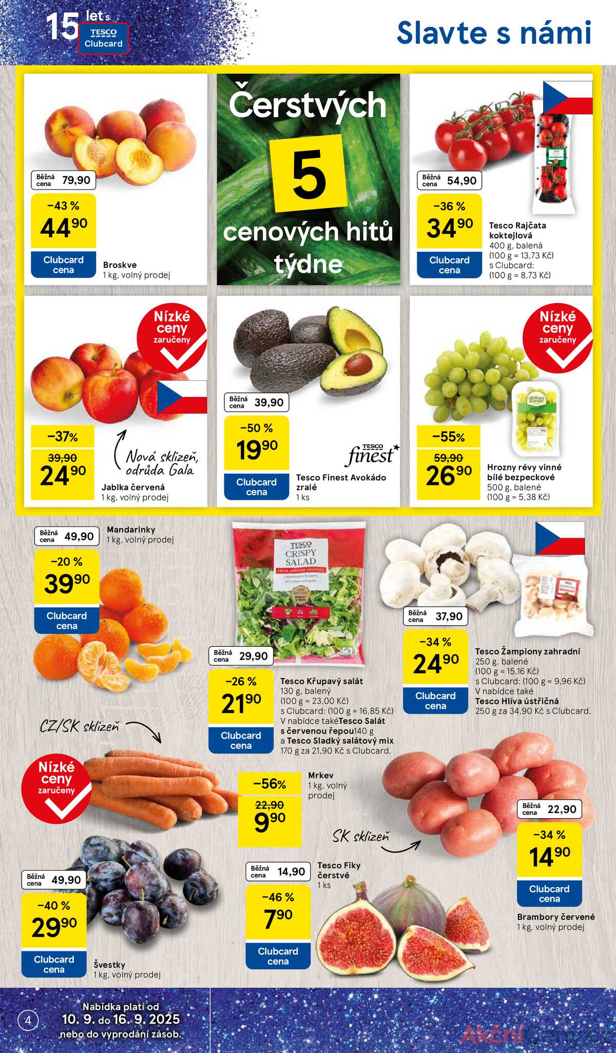 Tesco malé hypermarkety od 10.9. do 16.9.2025 strana 4
