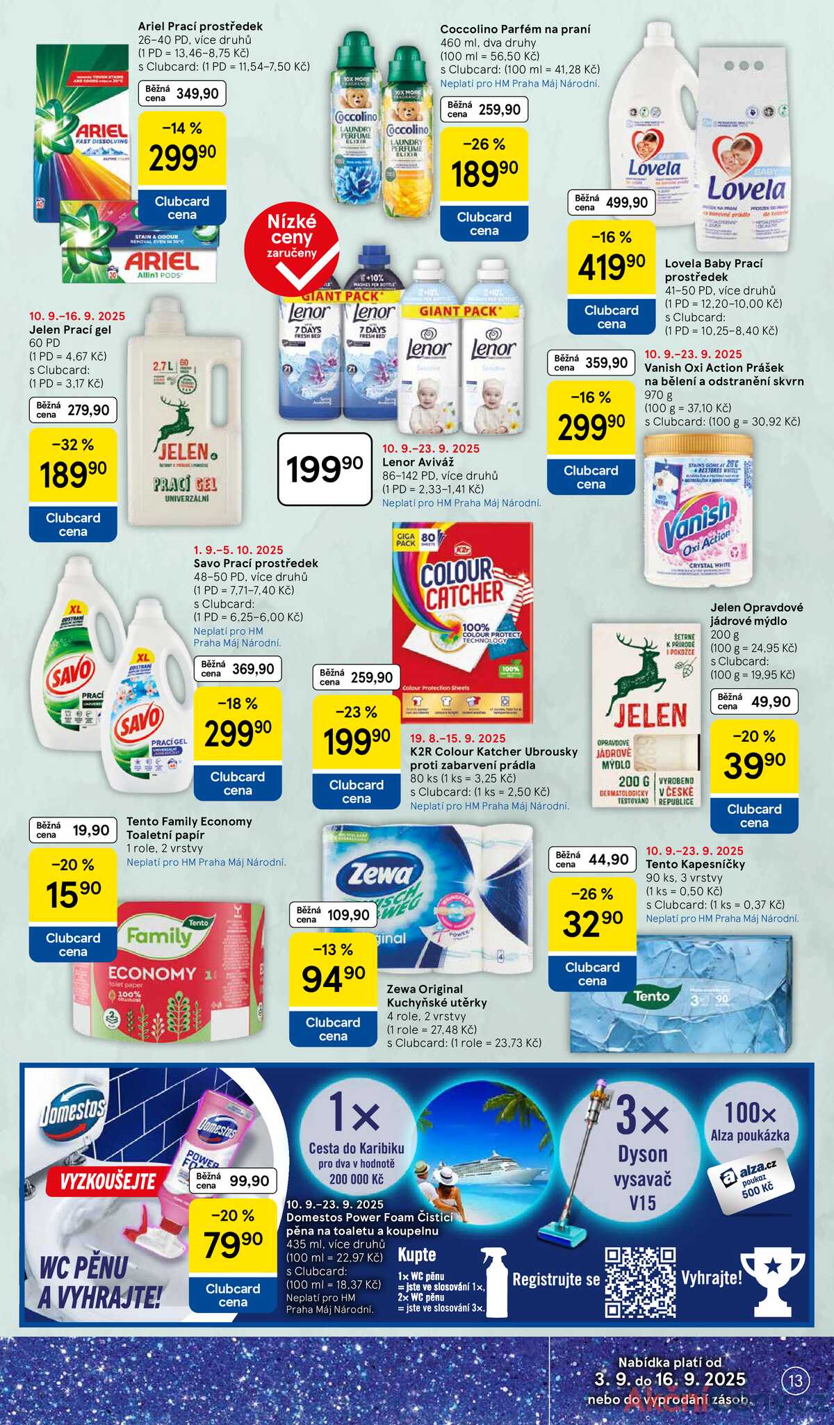 Tesco malé hypermarkety od 10.9. do 16.9.2025 strana 13