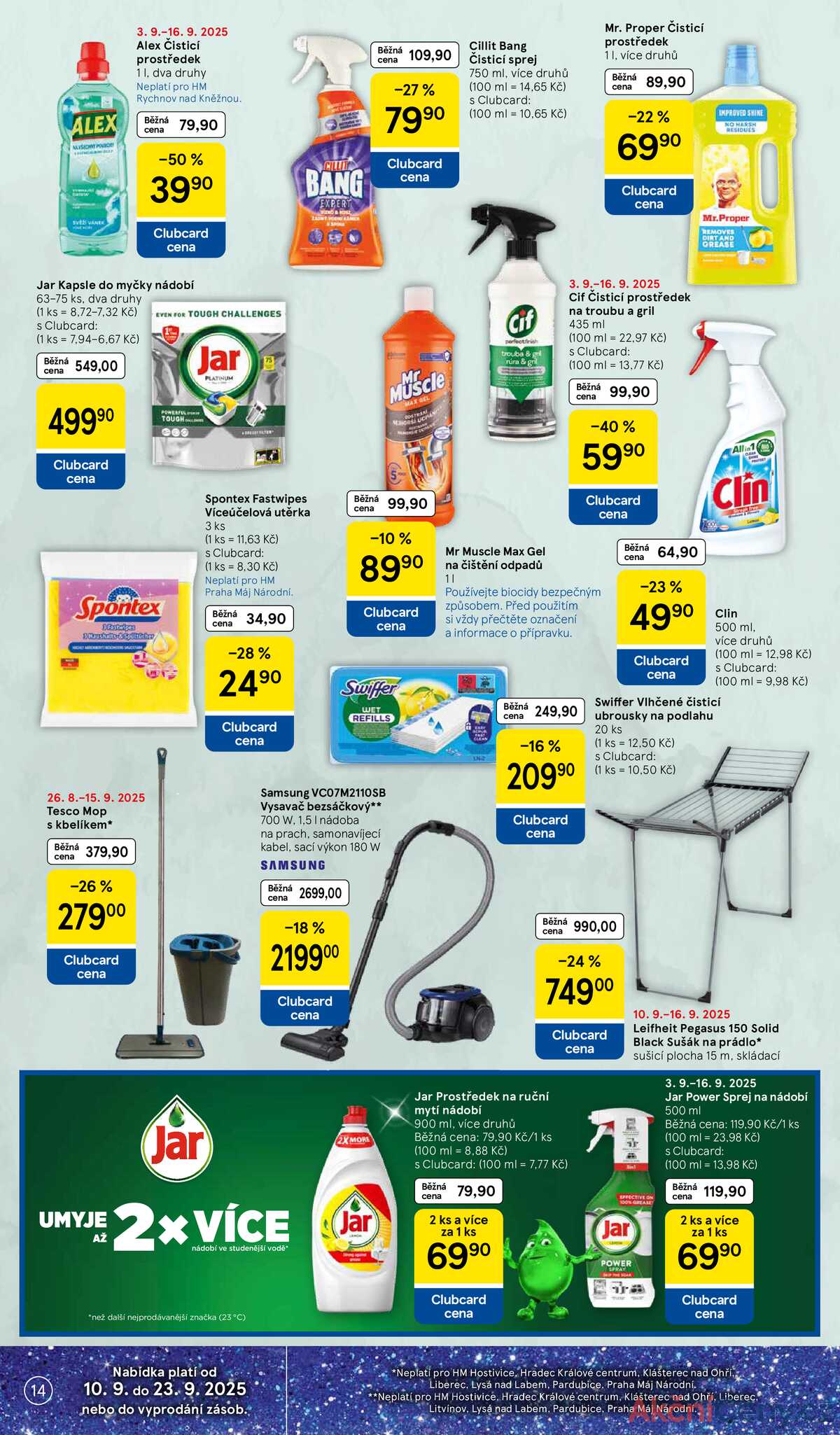 Tesco malé hypermarkety od 10.9. do 16.9.2025 strana 14