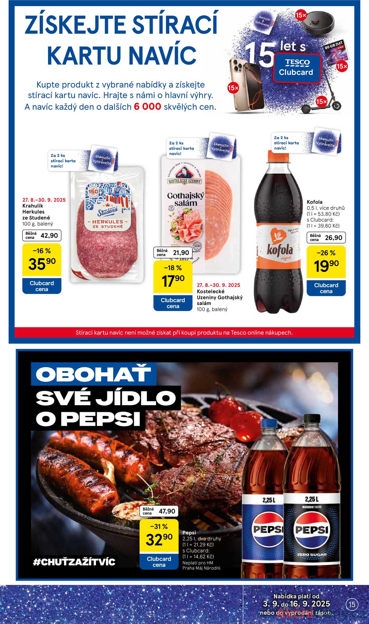 Tesco malé hypermarkety od 10.9. do 16.9.2025 strana 15