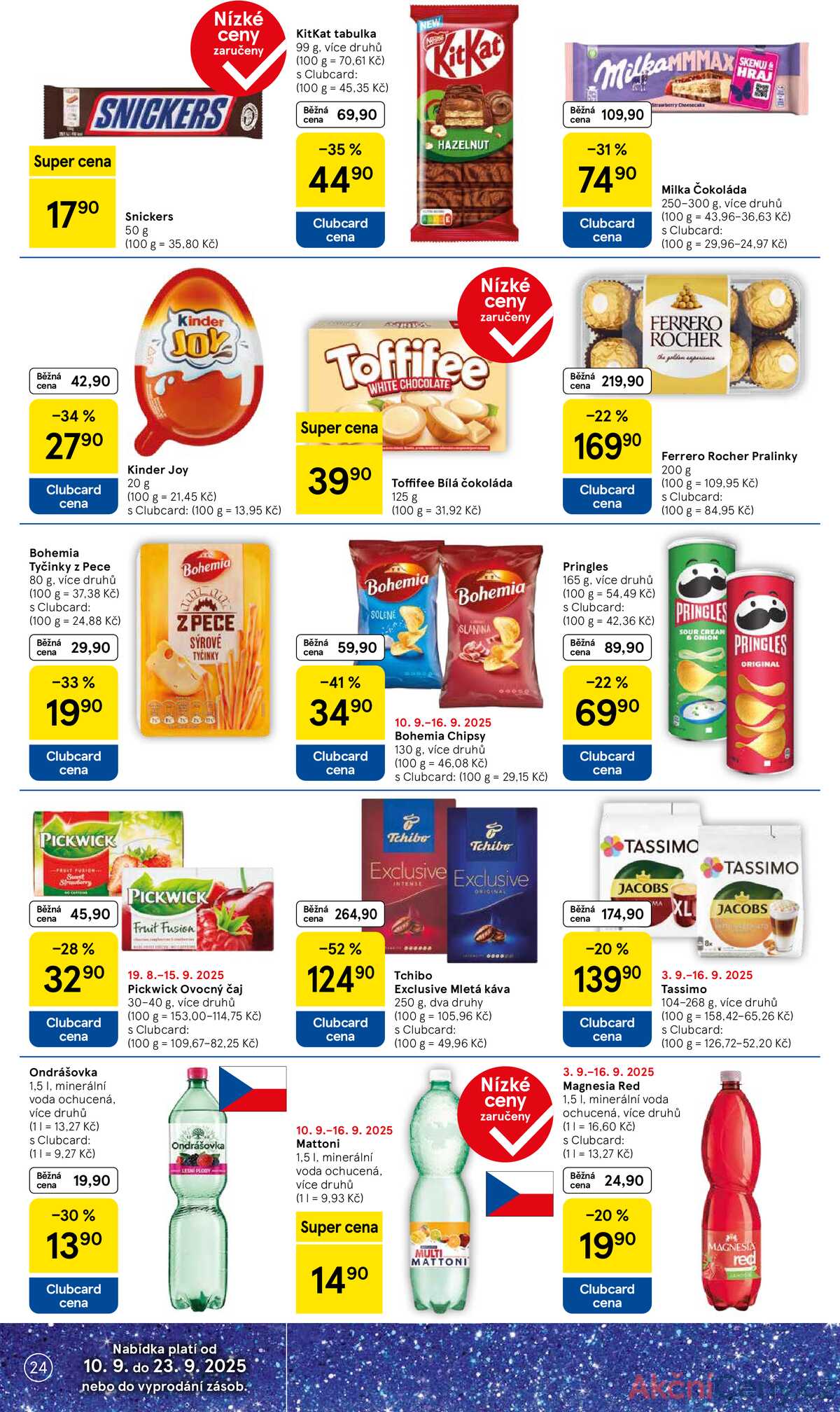 Tesco malé hypermarkety od 10.9. do 16.9.2025 strana 24