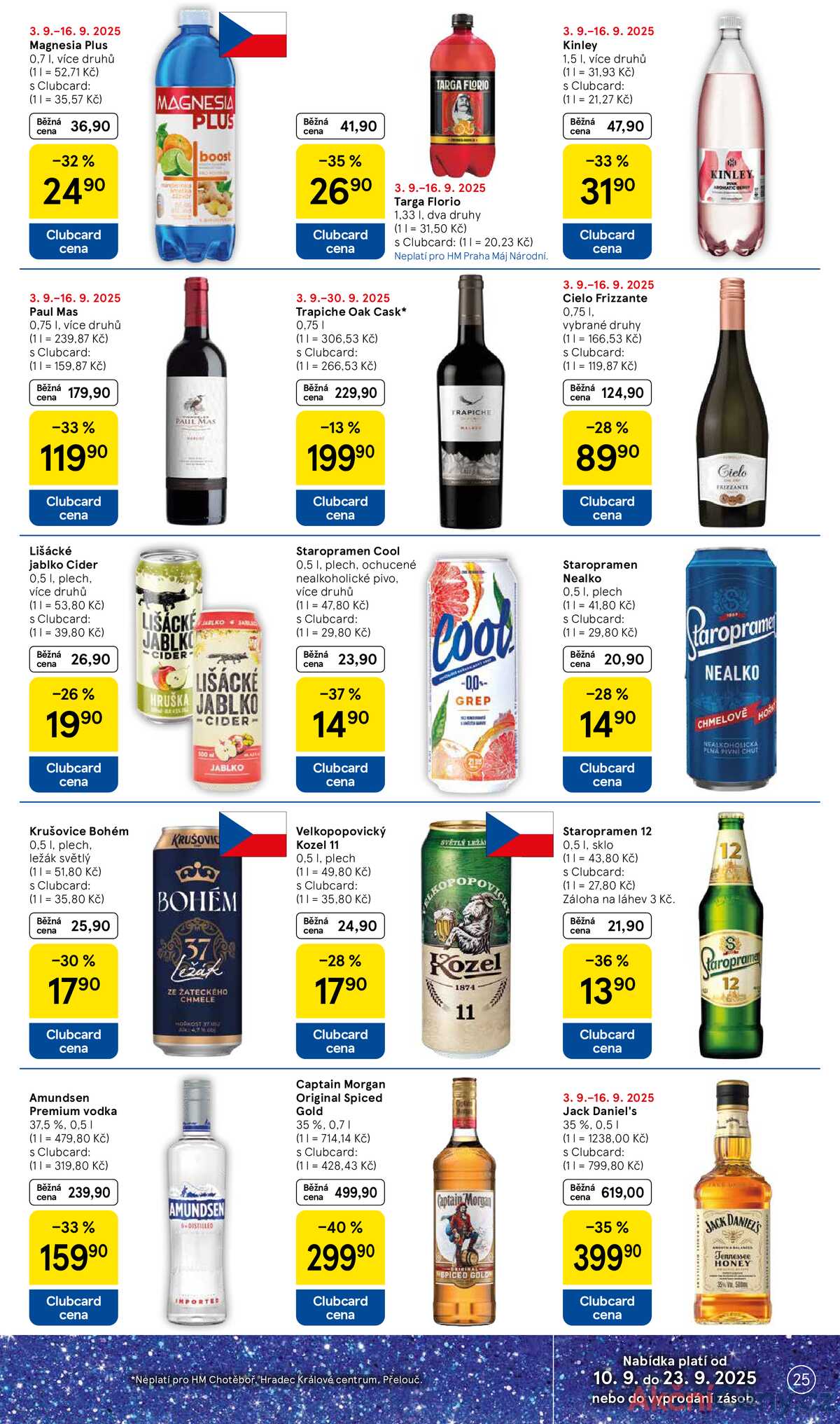 Tesco malé hypermarkety od 10.9. do 16.9.2025 strana 25