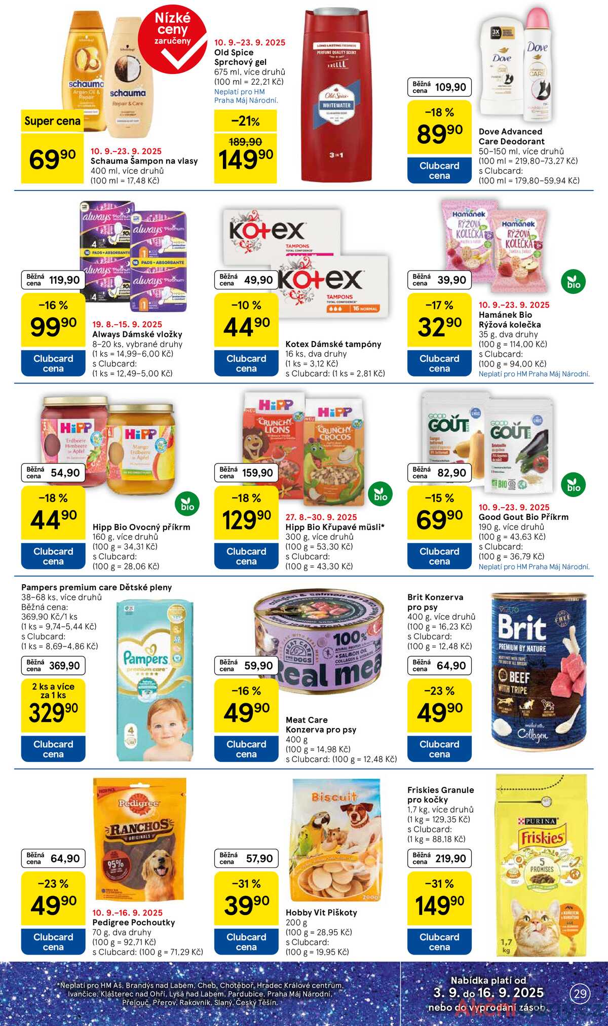 Tesco malé hypermarkety od 10.9. do 16.9.2025 strana 29