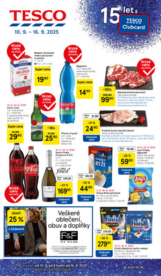 Tesco malé hypermarkety od 10.9. do 16.9.2025