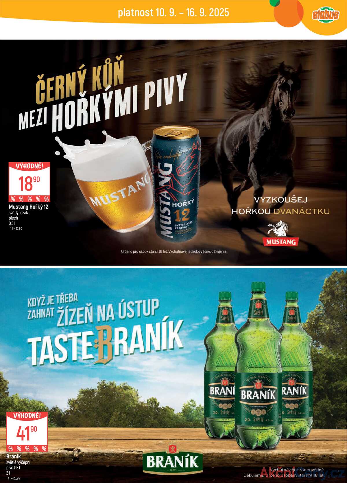 Akční leták Globus 10.9. - 16.9.2025 - Globus České Budějovice strana 4