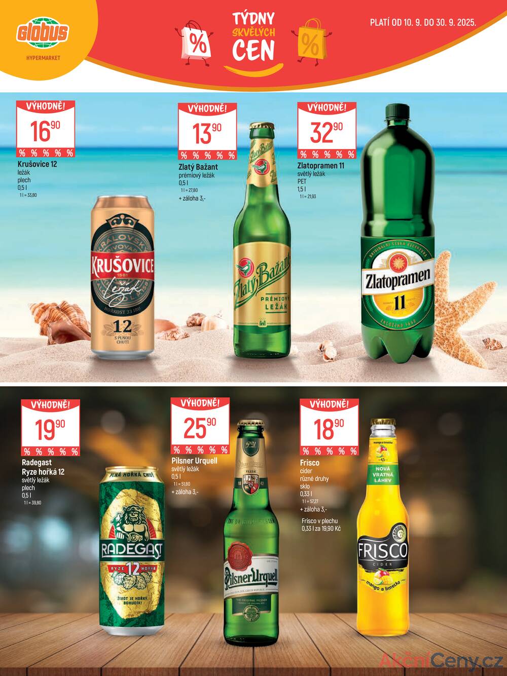 Leták Globus - Akční leták Globus 10.9. - 30.9.2025 - Globus Opava - strana 17