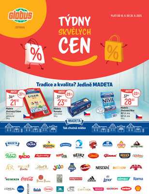 Akční leták Globus 10.9. - 30.9.2025 - Globus Ostrava