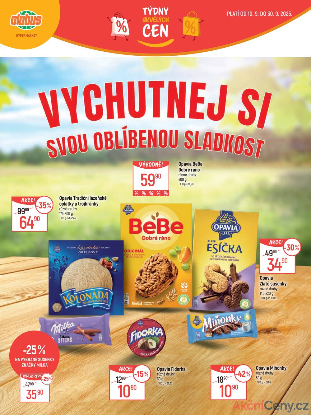 Leták Globus - Akční leták Globus 10.9. - 30.9.2025 - Globus Brno Ivanovice - strana 13