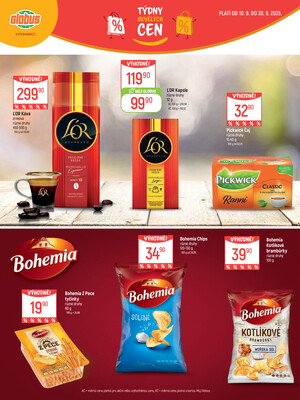 Akční leták Globus 10.9. - 30.9.2025 - Globus Brno Ivanovice