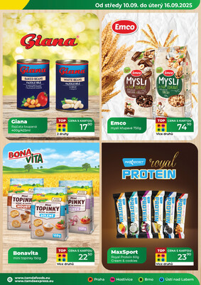 Tamda Foods od 10.9. do 16.9.2025