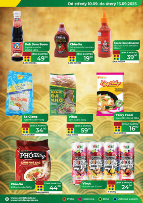 Tamda Foods od 10.9. do 16.9.2025