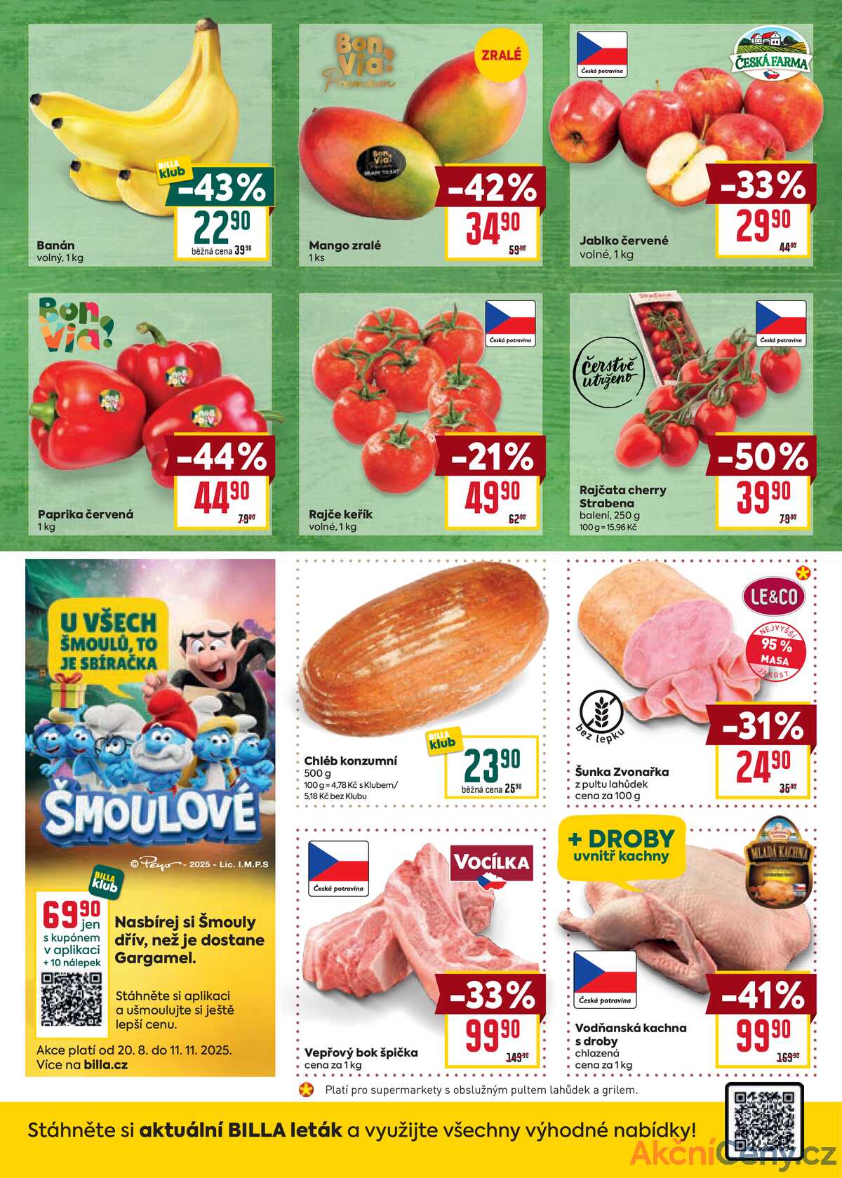Billa malý leták od 10.9. do 16.9.2025 strana 2