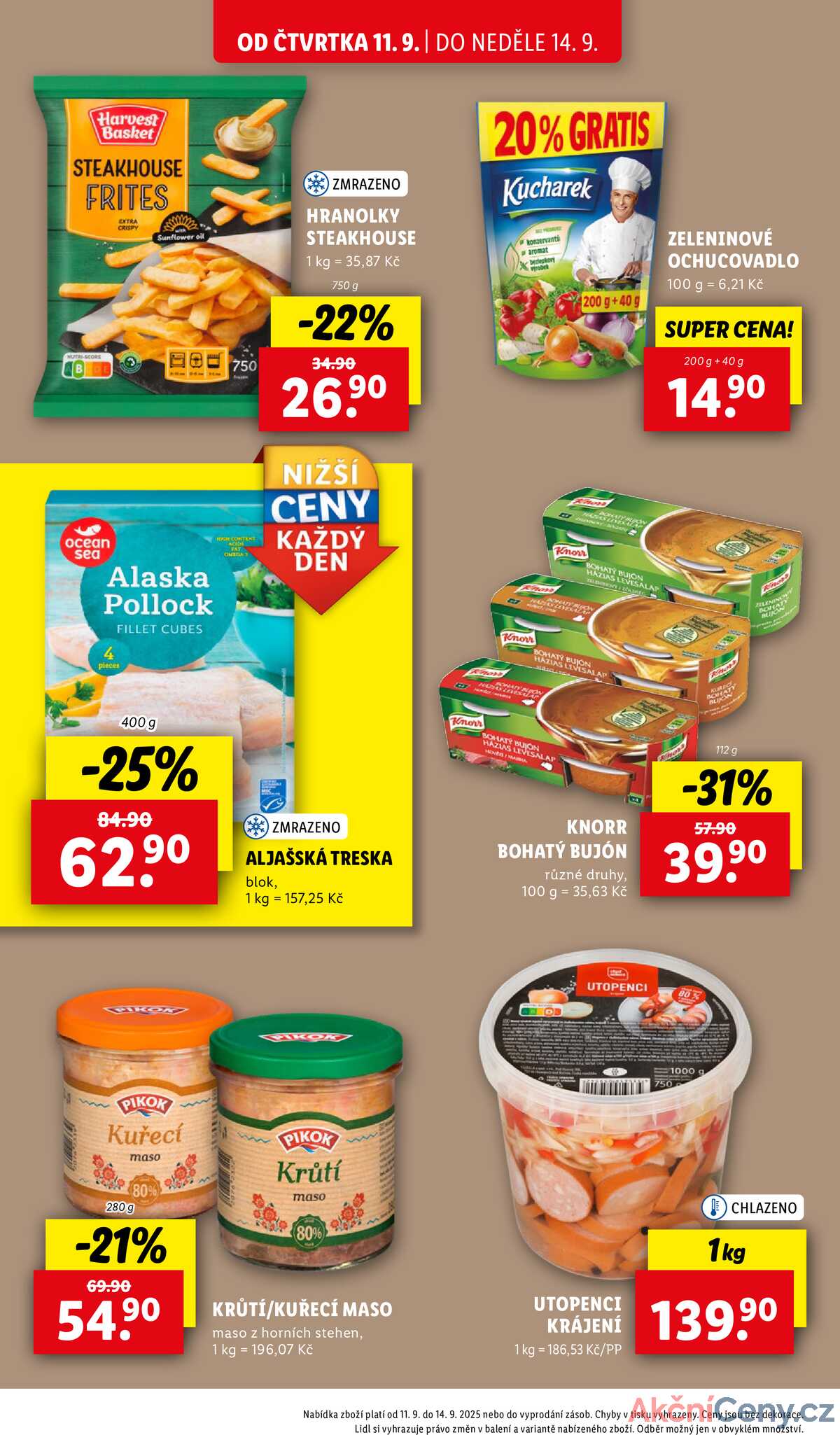 Lidl Čtvrtek od 11.9. do 14.9.2025 strana 26
