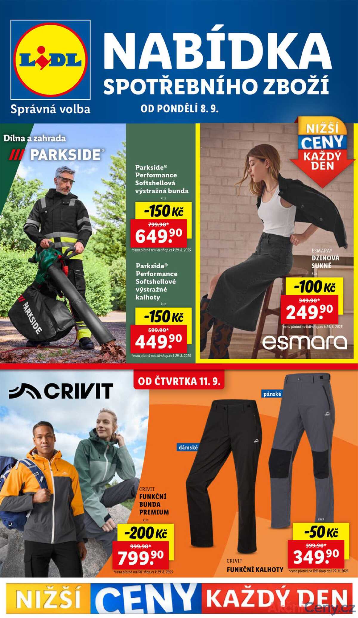 Lidl Spotřební zboží 8.9. - 14.9. strana 1
