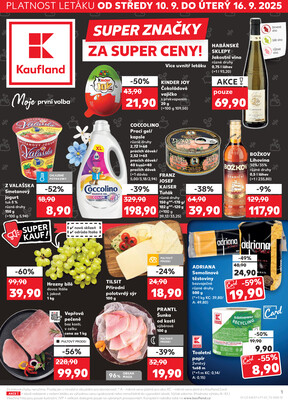 Kaufland 10.9. - 16.9. - Kaufland - Slaný