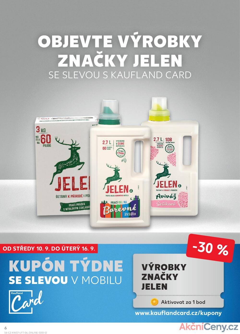 Leták Kaufland - Kaufland 10.9. - 16.9. - Kaufland - Vrchlabí - strana 6