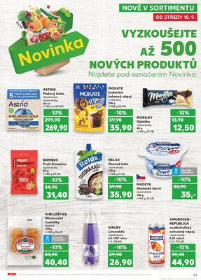 Kaufland 10.9. - 16.9. - Kaufland - Vrchlabí