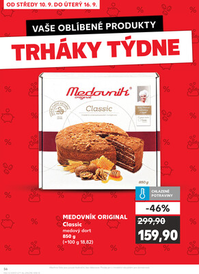 Kaufland 10.9. - 16.9. - Kaufland - Vrchlabí