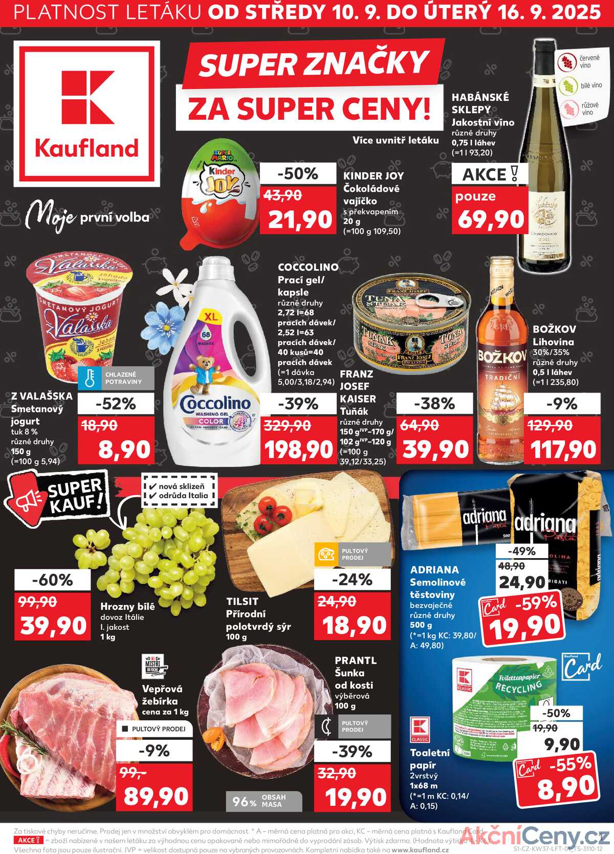 Kaufland 10.9. - 16.9. - Kaufland - Havířov (U Stadionu) strana 1