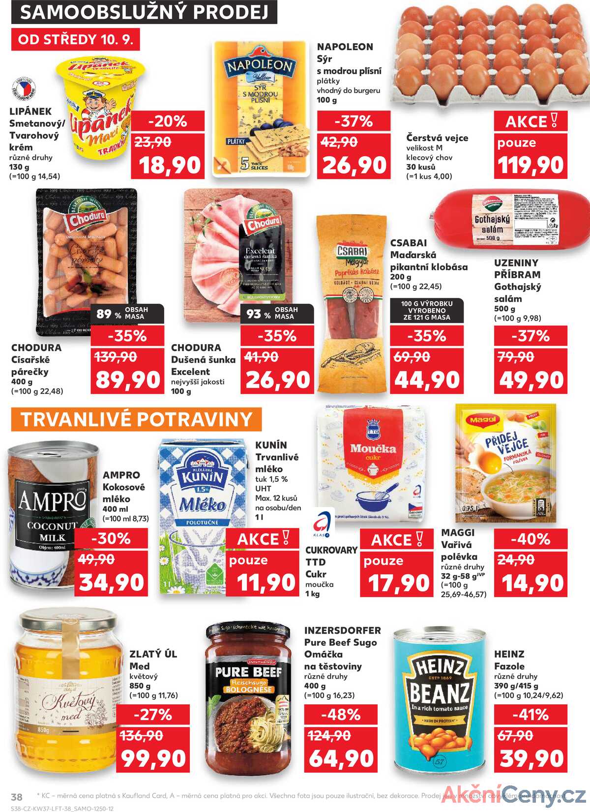 Kaufland 10.9. - 16.9. - Kaufland - Olomouc - Štursova strana 38