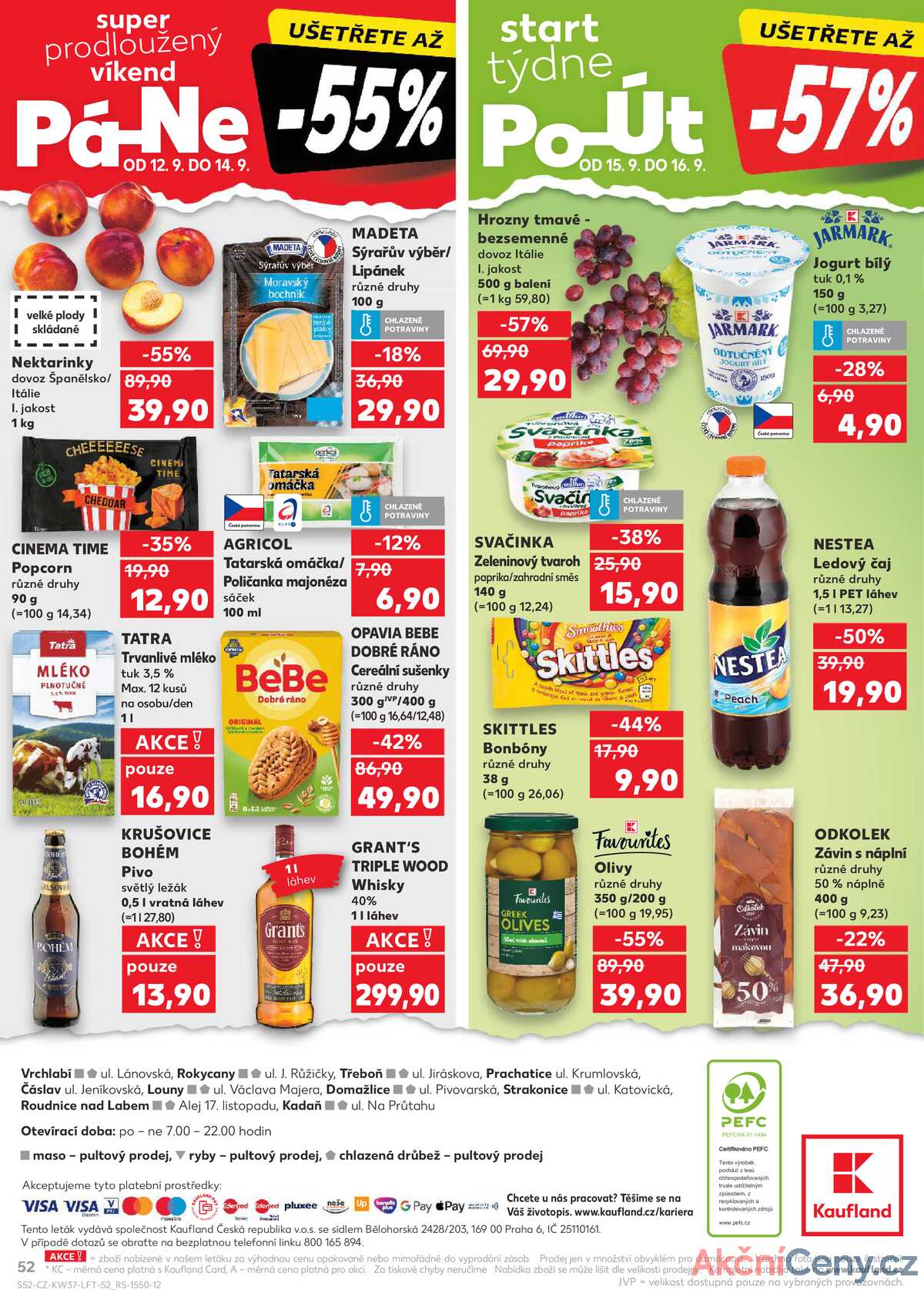 Kaufland 10.9. - 16.9. - Kaufland - Roudnice nad Labem strana 52