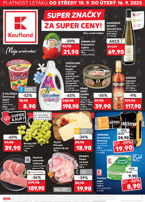Kaufland 10.9. - 16.9. - Kaufland - Roudnice nad Labem