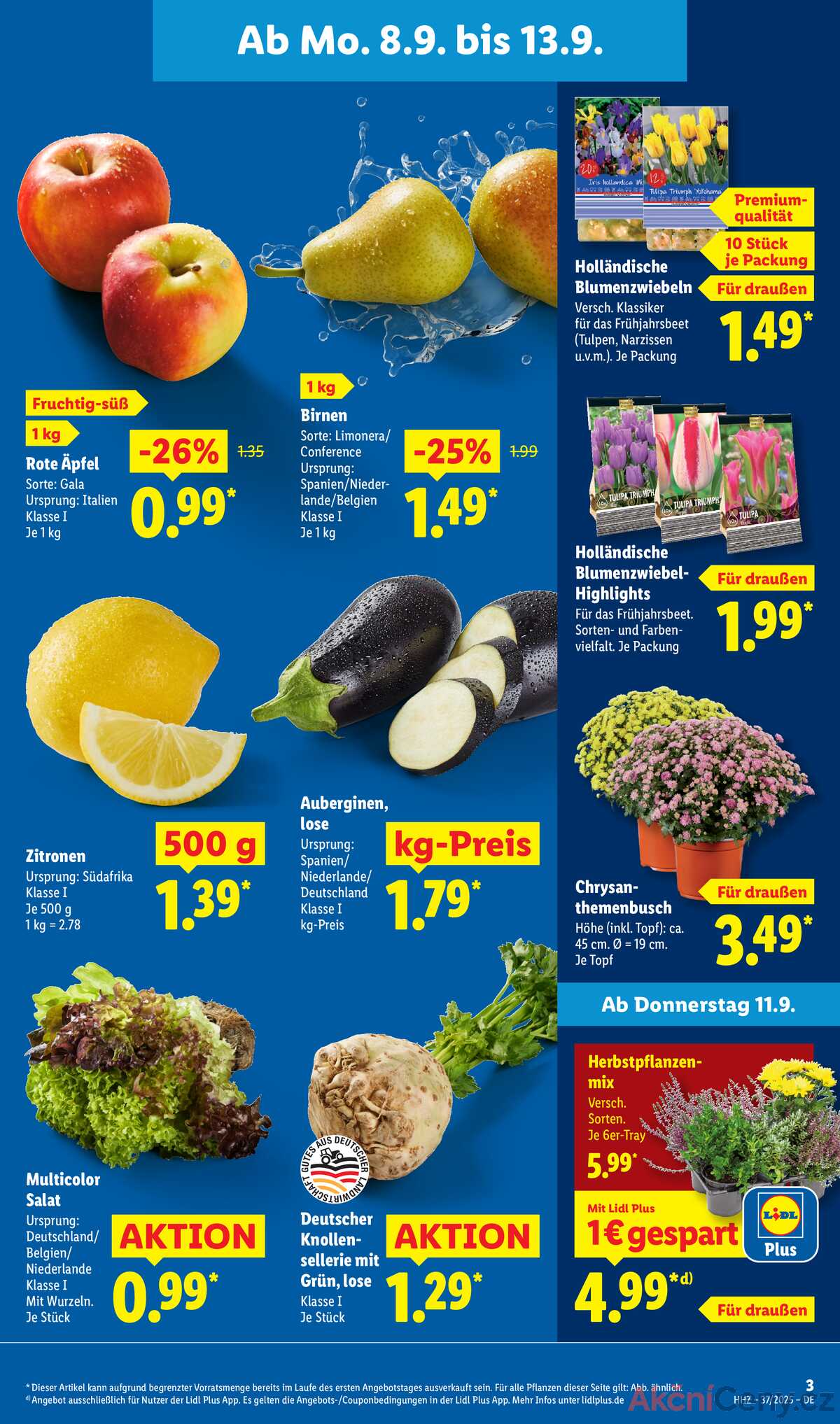 Leták Lidl Německo 8.9.-13.9.2025 strana 3