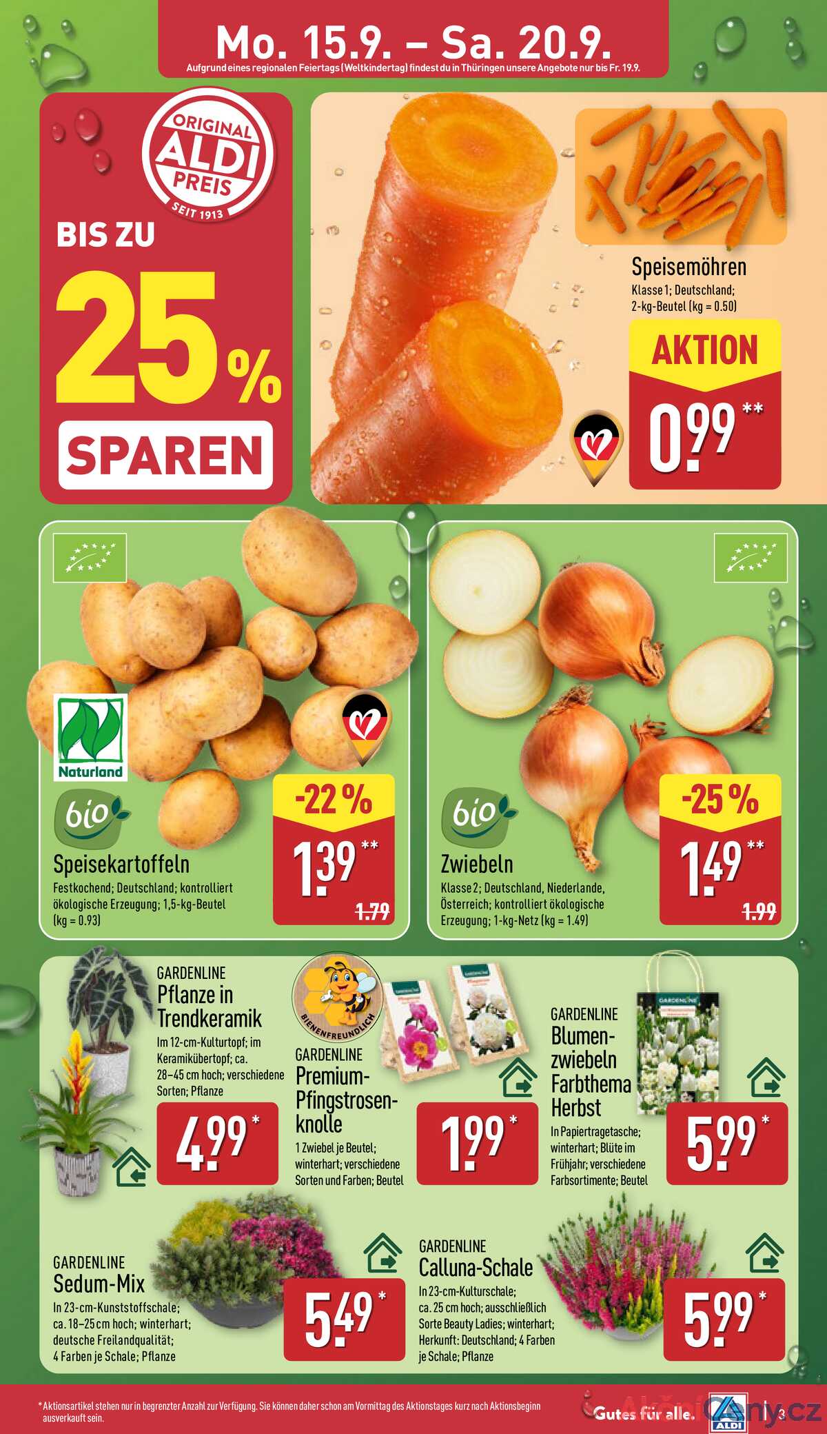 Leták ALDI Německo 15.9.-21.9.2025 strana 3