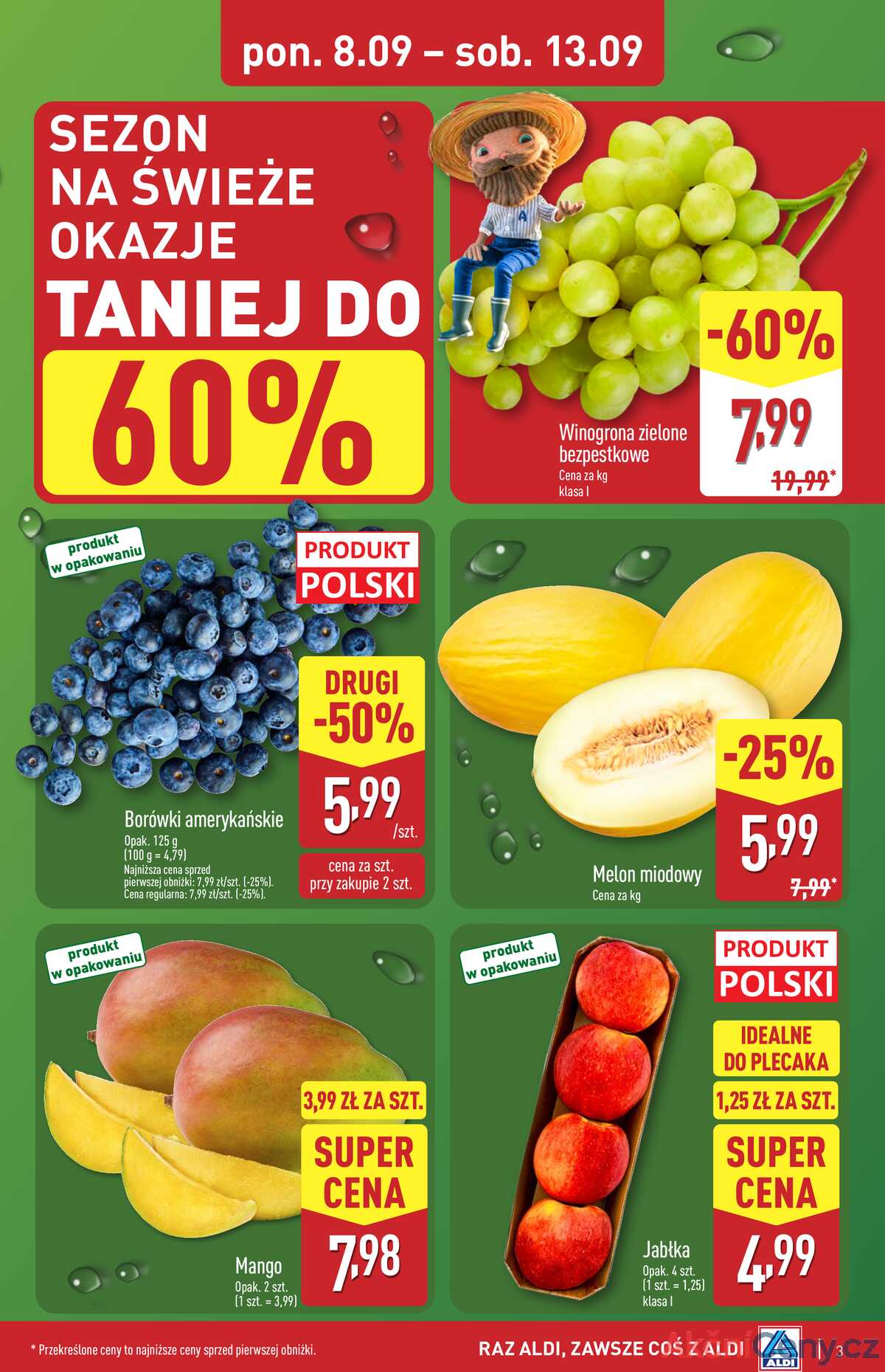 Leták Aldi Polsko 8.9.-13.9.2025 strana 3