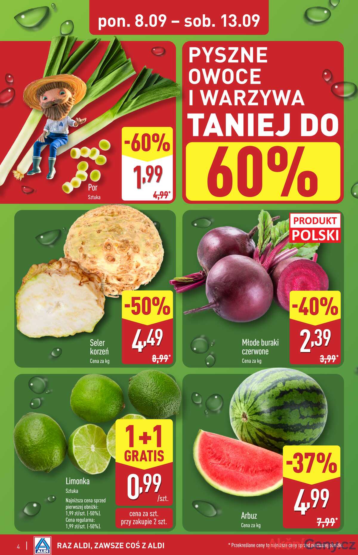 Leták Aldi Polsko 8.9.-13.9.2025 strana 4