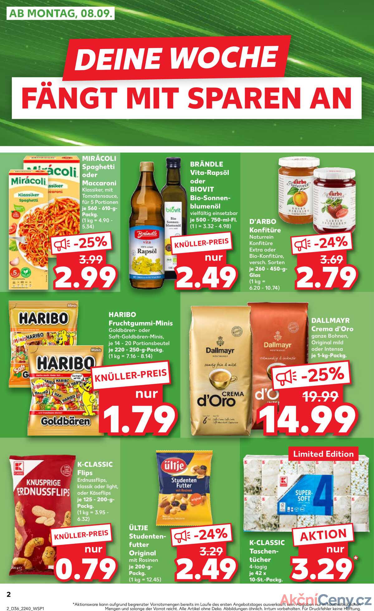 Leták Kaufland Německo 7.9.-10.9.2025 strana 2