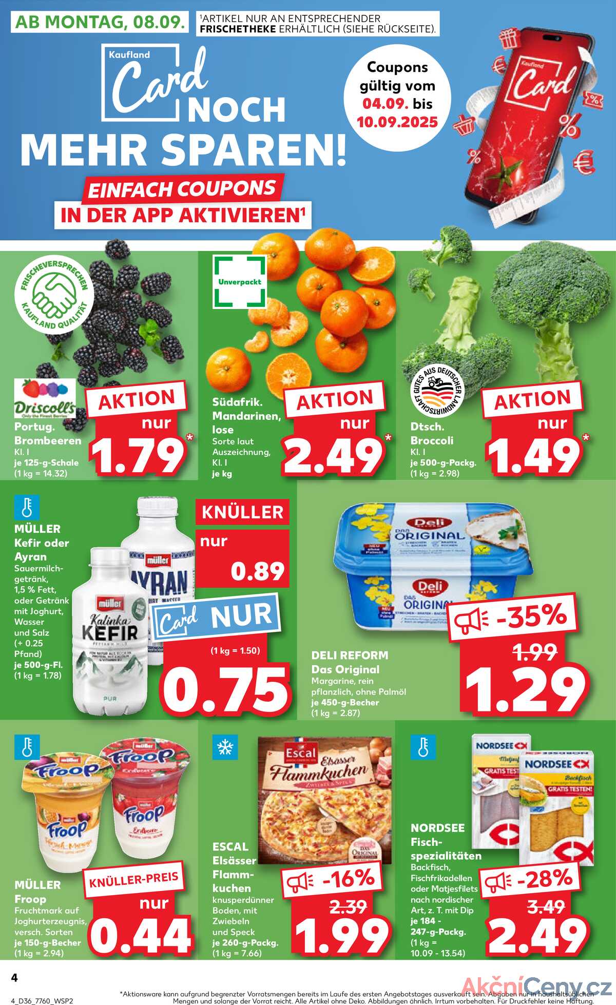 Leták Kaufland Německo 7.9.-10.9.2025 strana 4