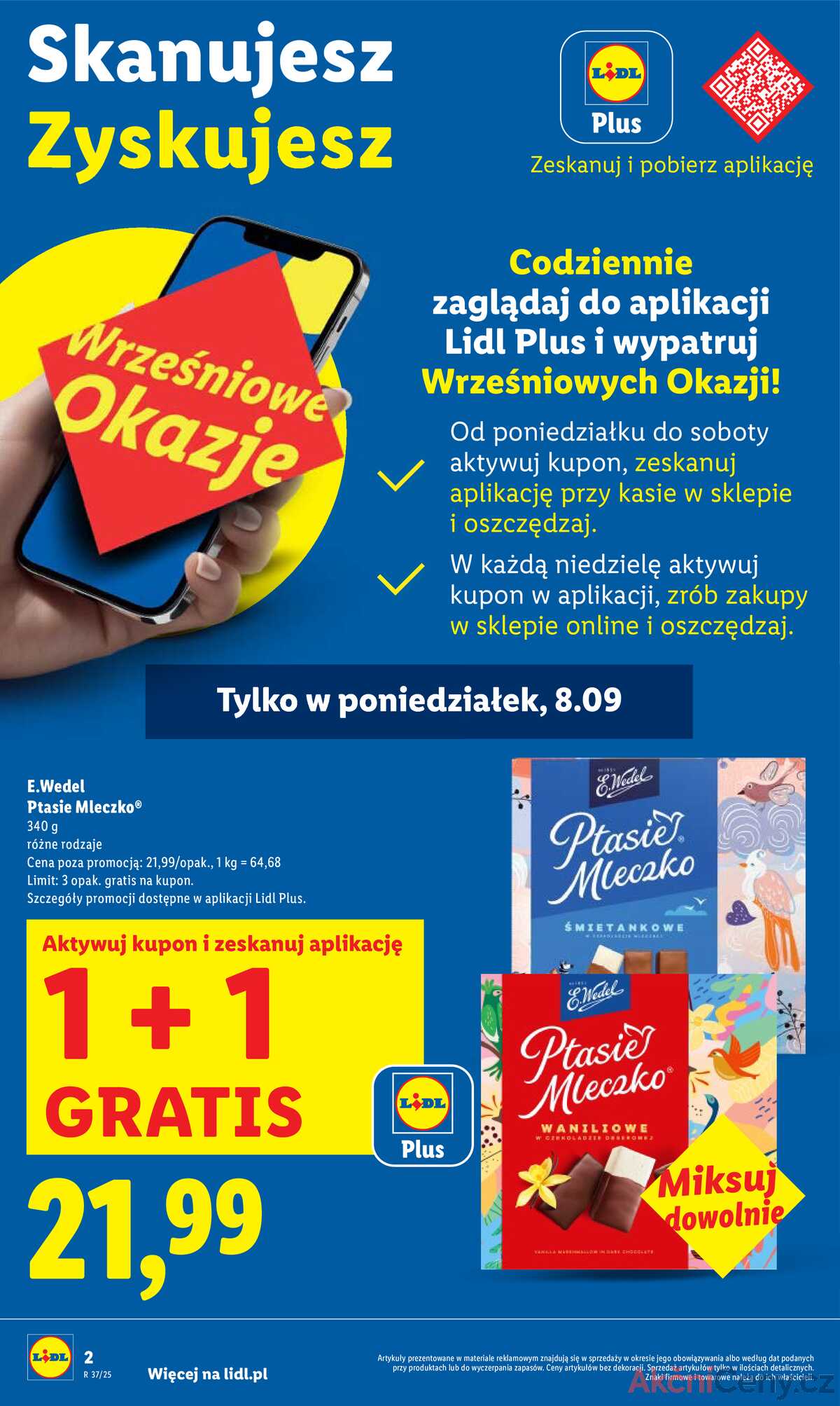 Leták Lidl Polsko 8.9.-10.9.2025 strana 2