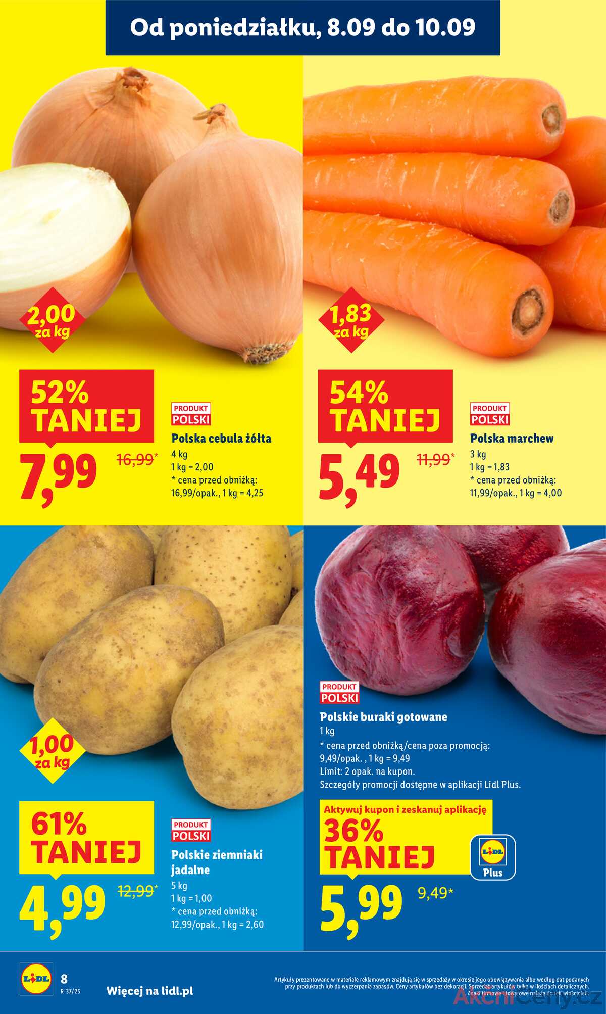 Leták Lidl Polsko 8.9.-10.9.2025 strana 10