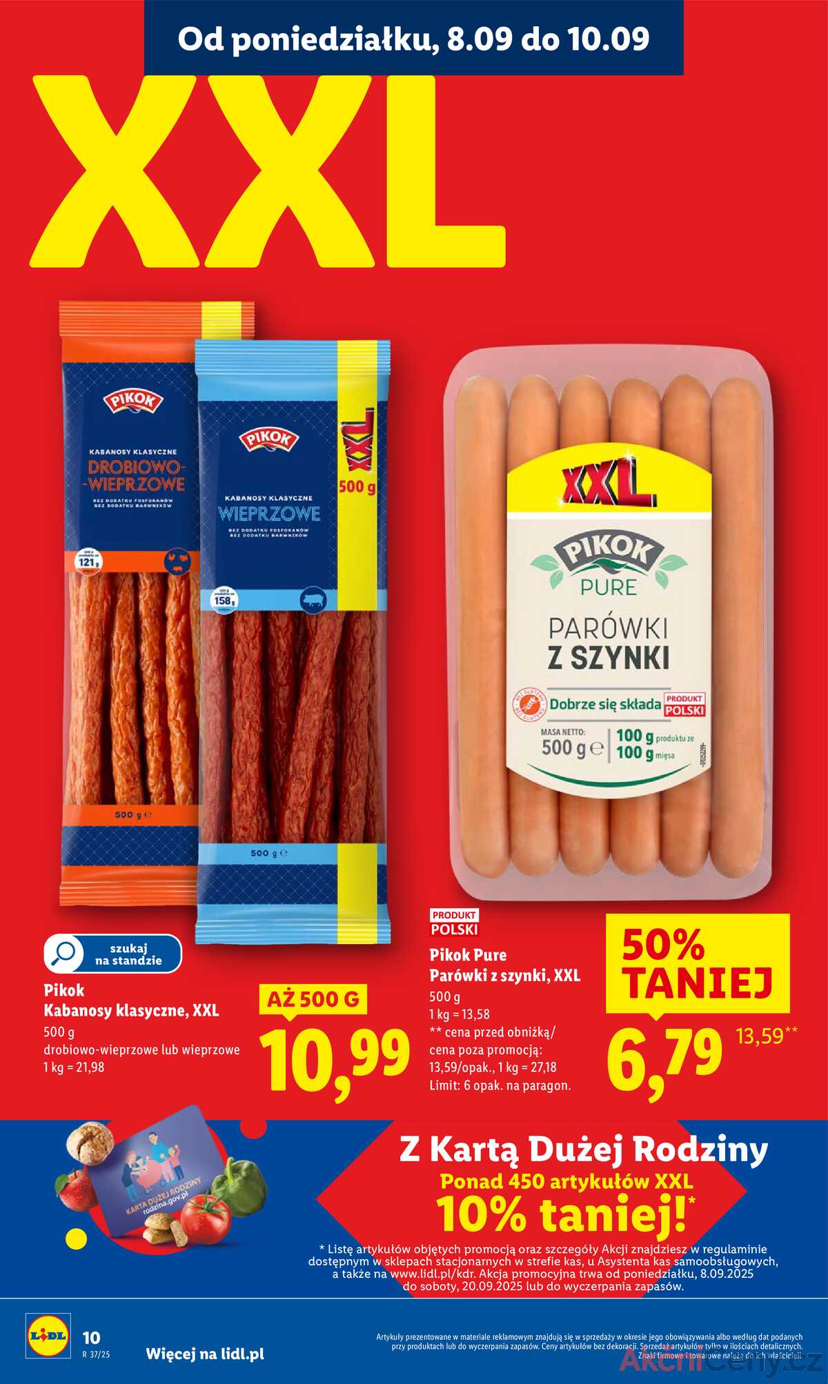 Leták Lidl Polsko 8.9.-10.9.2025 strana 12