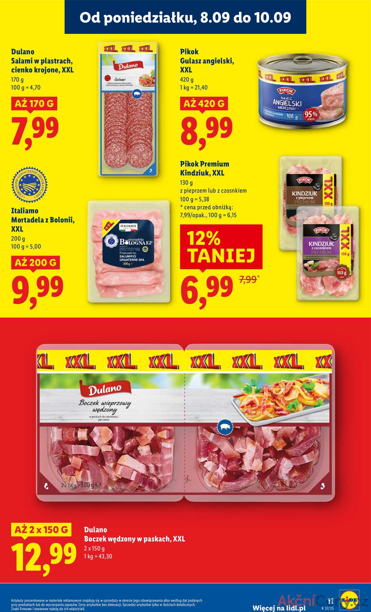 Leták Lidl Polsko 8.9.-10.9.2025 strana 13