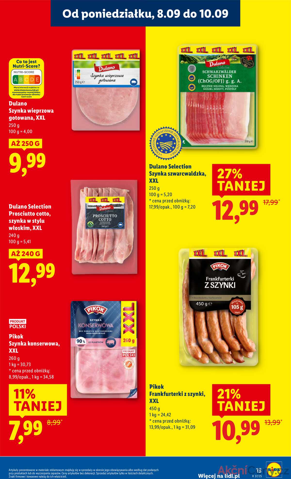 Leták Lidl Polsko 8.9.-10.9.2025 strana 15
