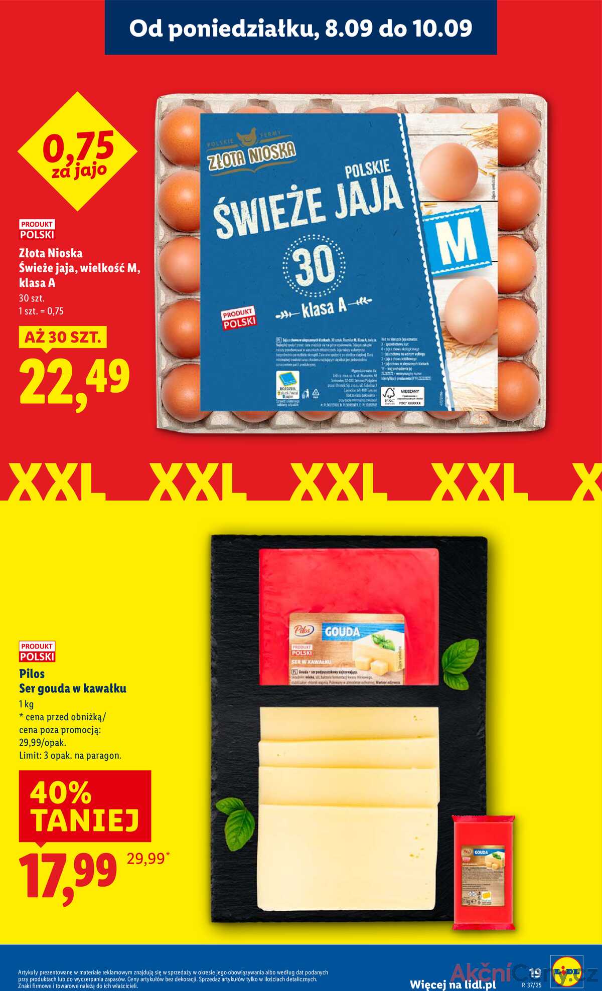 Leták Lidl Polsko 8.9.-10.9.2025 strana 21